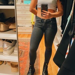 PAIGE Jeans -Jane Zip - Grey Jeans